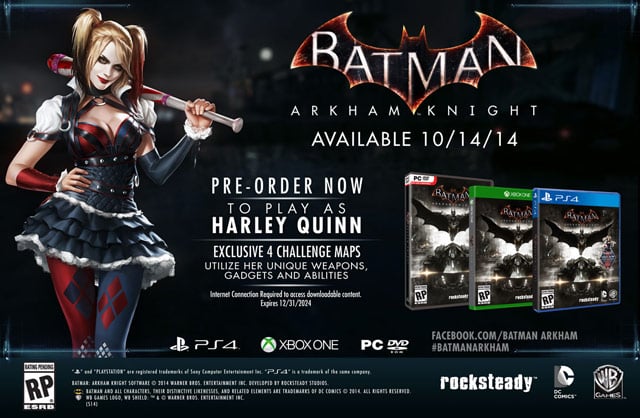 GameStop, Batman Arkham Knight'ın çıkış tarihini listeledi! - 1